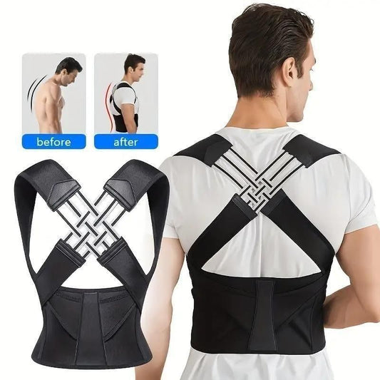 Intelligent Posture Corrector Back Support Belt – Adjustable & Breathable